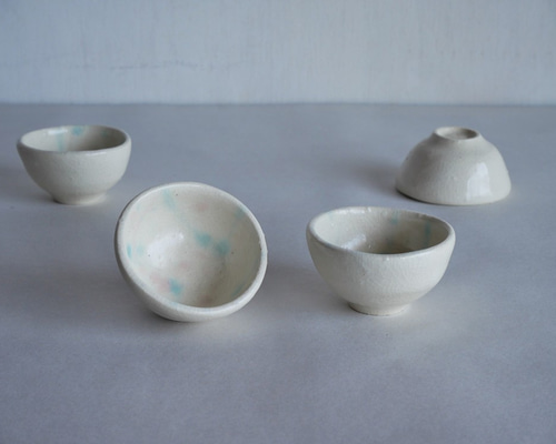 お猪口 pink & blue お猪口 B4741S おちょこ・ぐい呑み・徳利 陶芸作家 悦