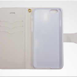 うさぎiPhoneケース/スマホケース 手帳型「Iamうさぎ女子」 5枚目の画像