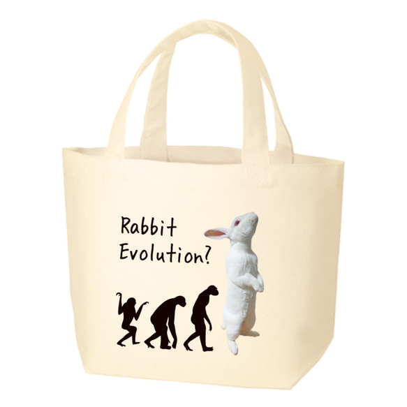 Rabbit Evolution ミニトートバッグ 1枚目の画像