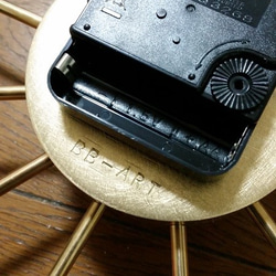 ビリヤードボール & 真鍮　掛け時計　REGULARサイズ　 3枚目の画像