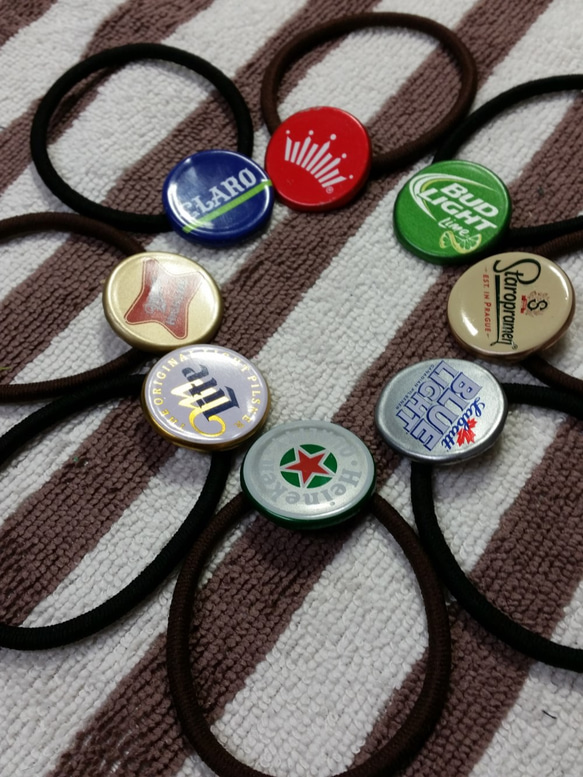 ☆専用セット出品☆ ビール王冠ヘアゴム 8個 ヘアゴム B.B-ART 通販  