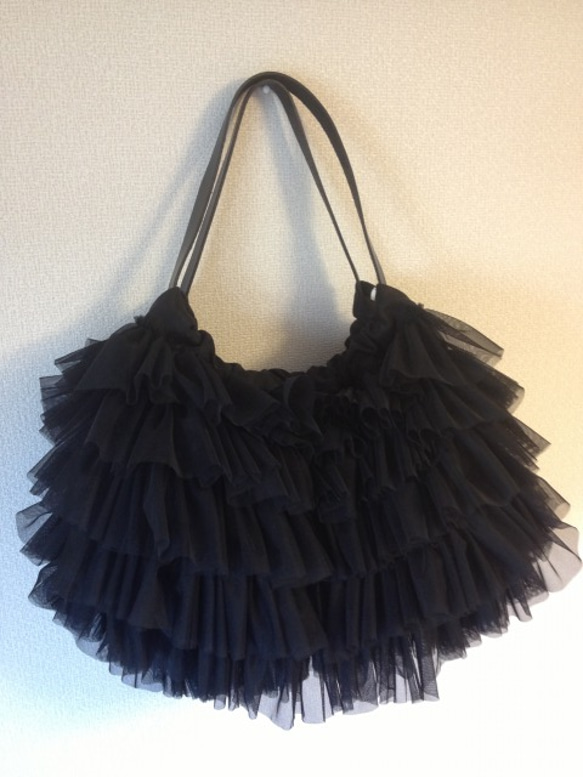 チュールレースフリルバッグ ショルダーバッグ cheto 通販 482506  