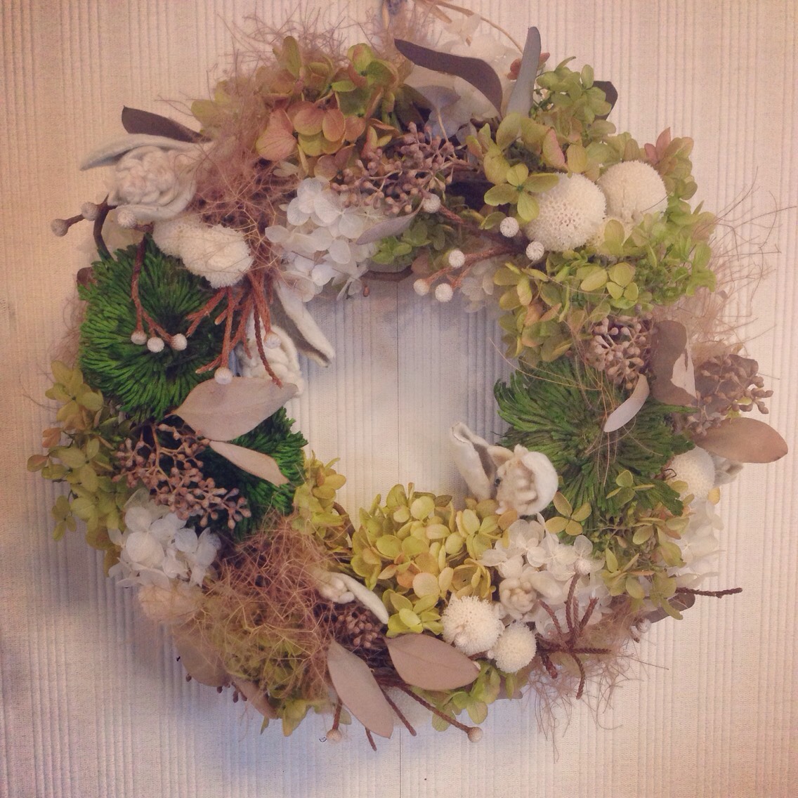 モスグリーンリース