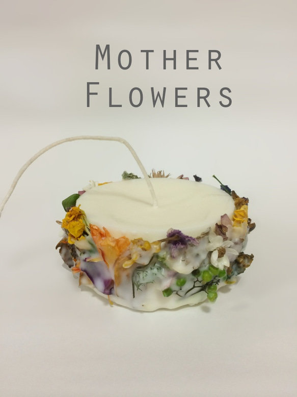 natural soy candle　ーMother Flowersー 1枚目の画像