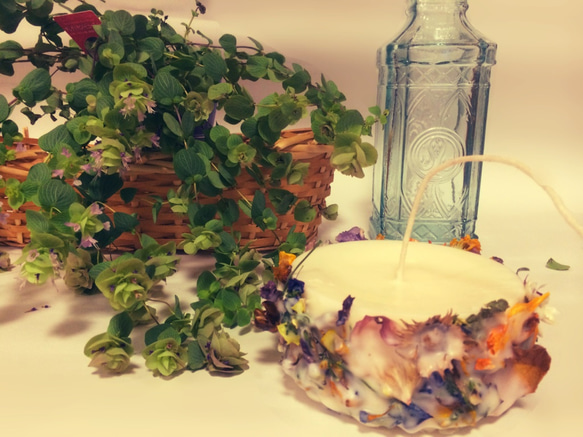 natural soy candle　ーMother Flowersー 2枚目の画像