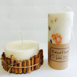 natural soy candle　ーシナモンー　M 4枚目の画像