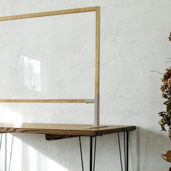 栗の木生まれの家具のようなパーテーション 3枚目の画像