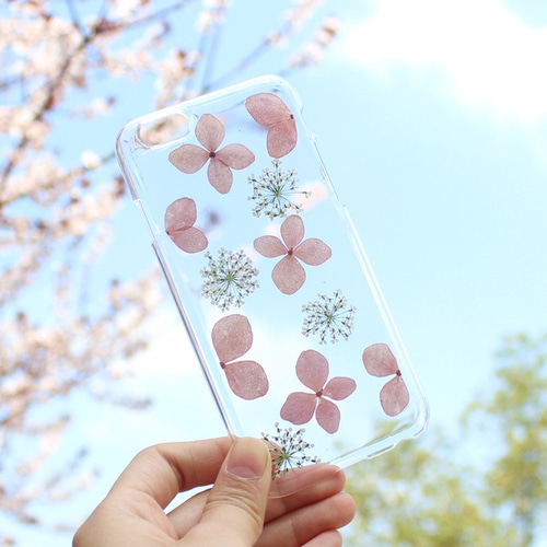 押し花 ケース iPhone6/6s/6 plus/6s plus アイフォン NO:ch0072 