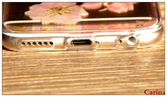 iPhoneX iPhone8/7/6S/5/SE/Plus 押し花 ケース 多機種対応 スマホケース 4枚目の画像