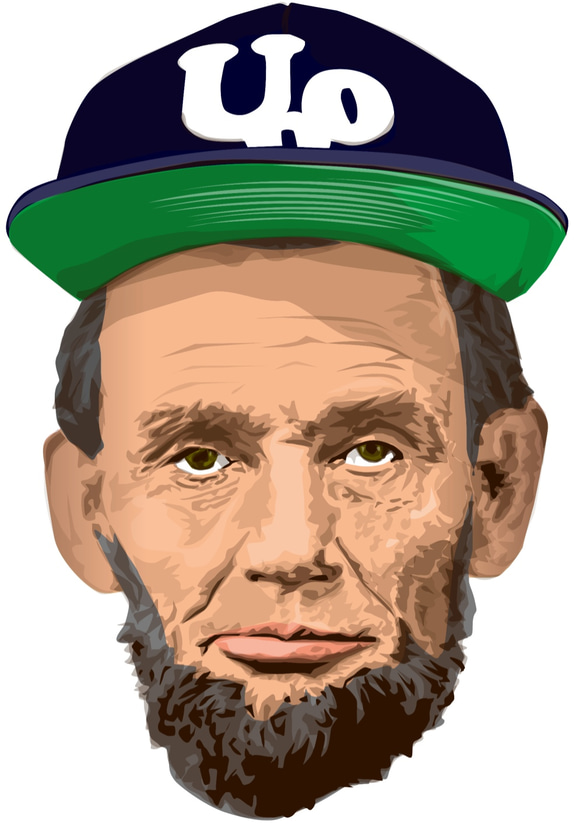 エイブラハム・リンカーン・アウトドアc（5.6oz Tシャツ） 2枚目の画像