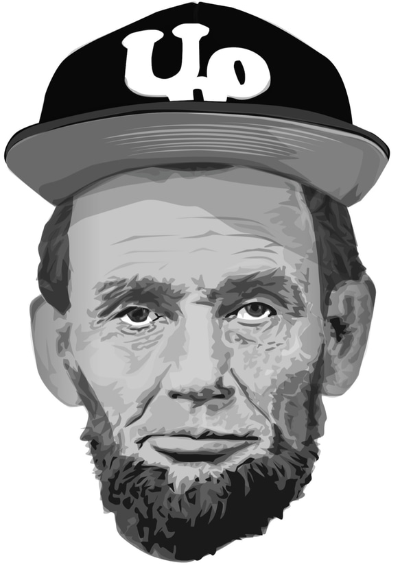 エイブラハム・リンカーン・アウトドア（sweat black） 2枚目の画像
