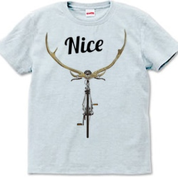 NICE DEER（Tシャツ　white・ash） 2枚目の画像