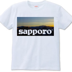 SAPPORO（Tシャツ white・ash） 1枚目の画像