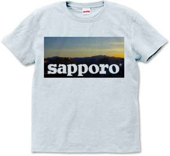 SAPPORO（Tシャツ white・ash） 2枚目の画像