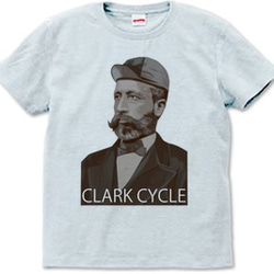 CLARK CYCLE（Tシャツ　white・ash） 2枚目の画像