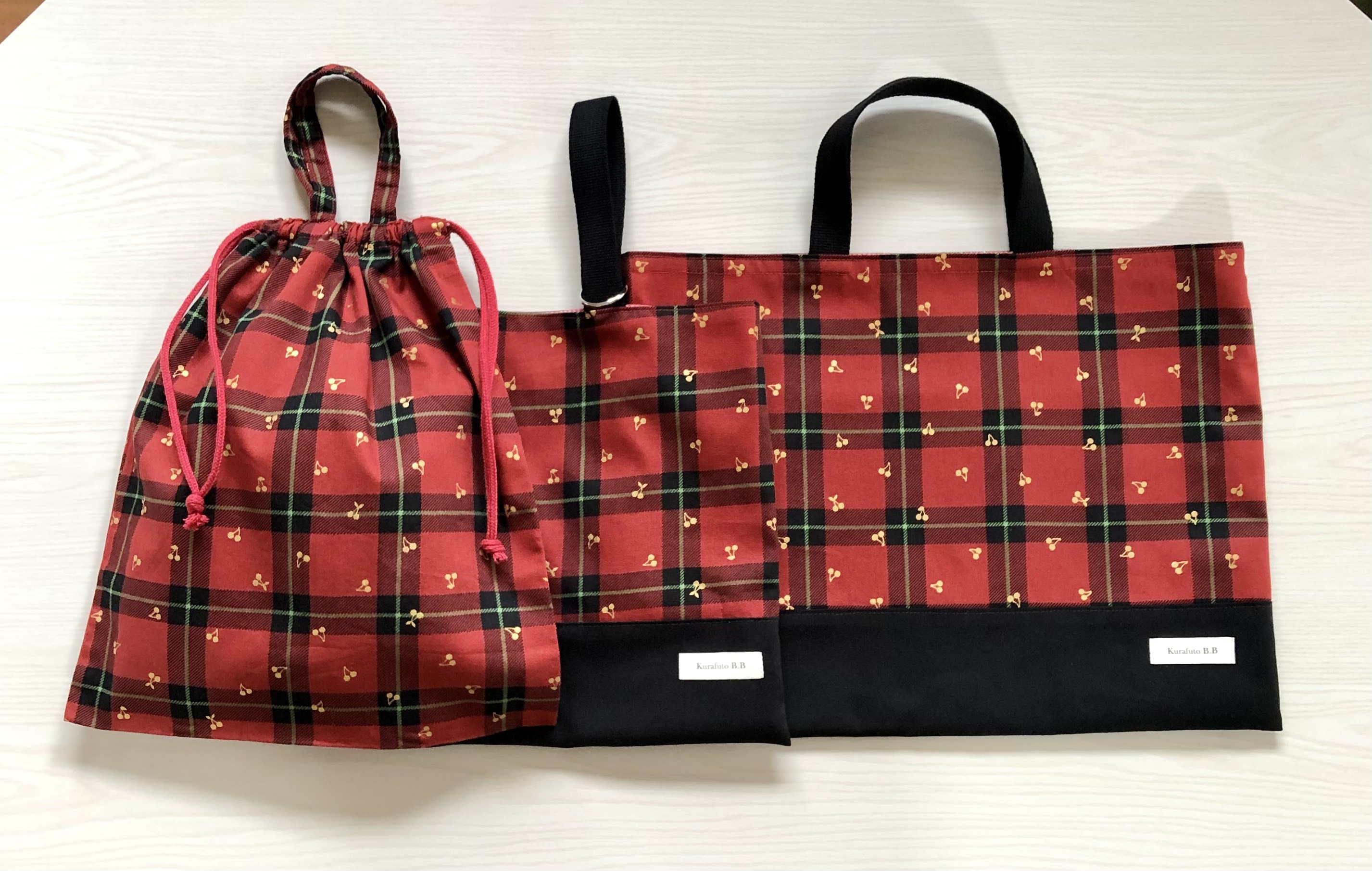 入園入学セット☆キラキラさくらんぼ