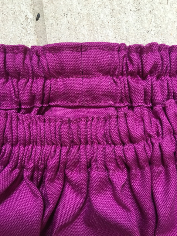 ラズベリー色のスカート 3枚目の画像