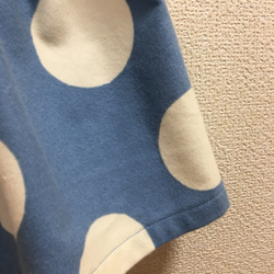 コットンネル 大きな水玉スカート☆ミズイロ 2枚目の画像