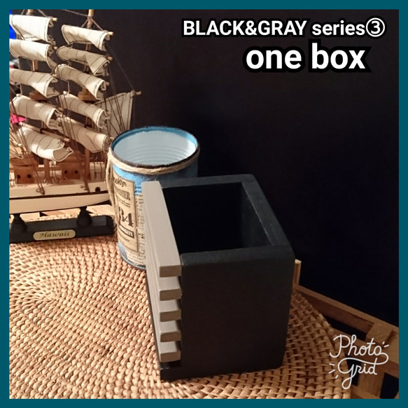 ■one box【BLACK&GRAY series③】 2枚目の画像