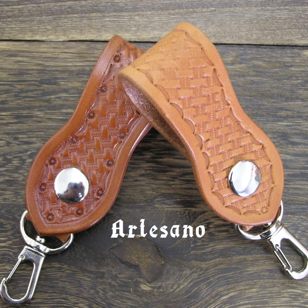 レザーキーホルダー ～バスケット～　*Artesano*