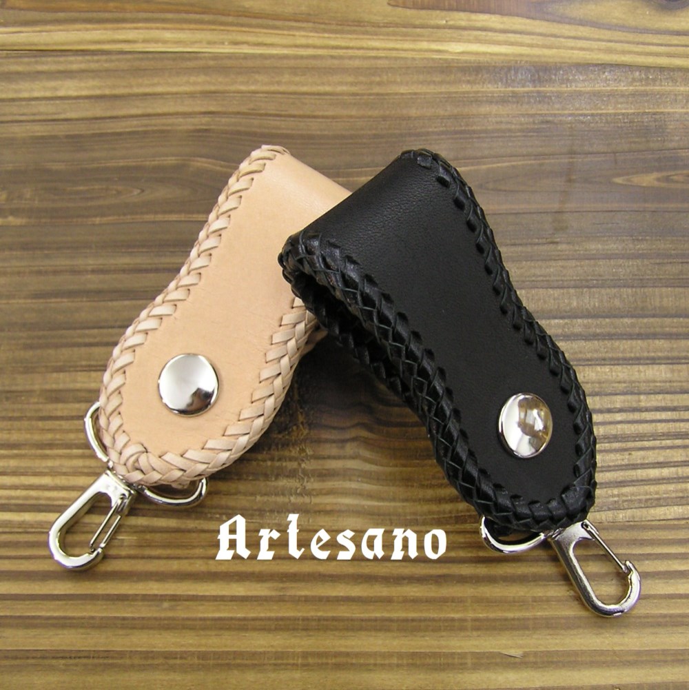 レザーキーホルダー ～レース～　*Artesano*