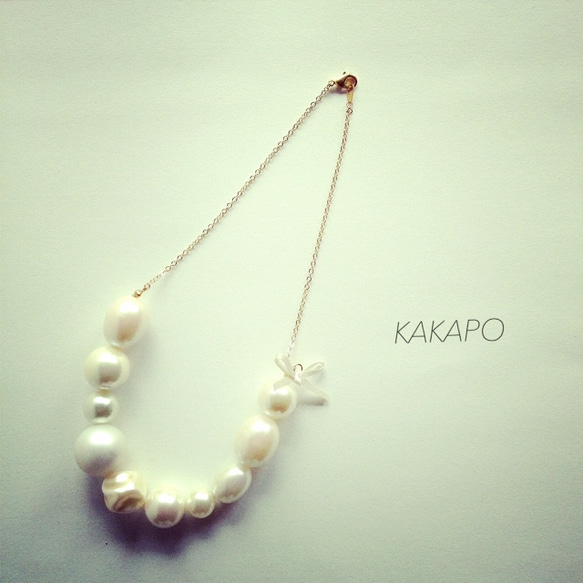 Big pearl necklace (NO.509) 1枚目の画像