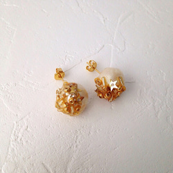 Cotton pearl ×Gbeads pierce (NO.2223) 1枚目の画像