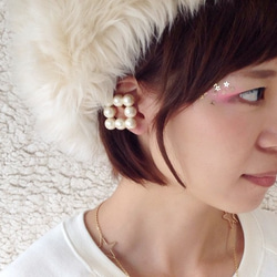 CP square ear cuff (NO.1992) 4枚目の画像