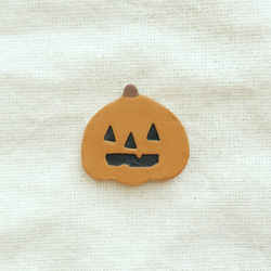 かぼちゃのおばけブローチ 1枚目の画像