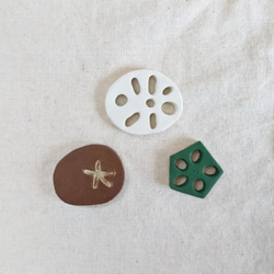 おくらのブローチ 4枚目の画像