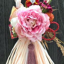 再販 2019しめ縄飾り NO.6 お正月ハンドメイド2019 2枚目の画像