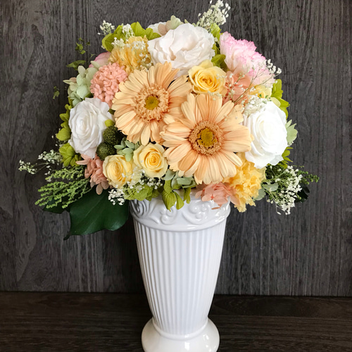 プリザーブドフラワー 高さ32㎝ お得な 2wayアレンジ 母の日フラワー