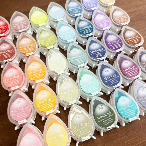 [非常適合筆記本/背面印台] Tsukineko Versa Magic Dew Drop 36 種顏色可供選擇 第9張的照片