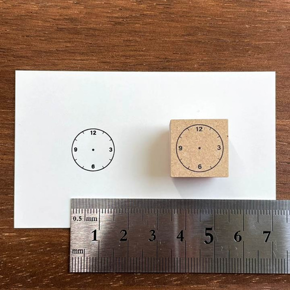 手帳スタンプ 時計 12時間表記ver（b-034）はんこ ハンコ 2枚目の画像