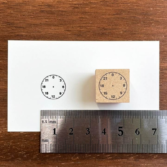 手帳スタンプ 時計 24時間表記ver（b-035）はんこ ハンコ 2枚目の画像