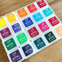 【豊富な色数！スタンプ台】ツキネコ アートニックS No1 全96色から1個選べる インクパッド スタンプパッド 8枚目の画像
