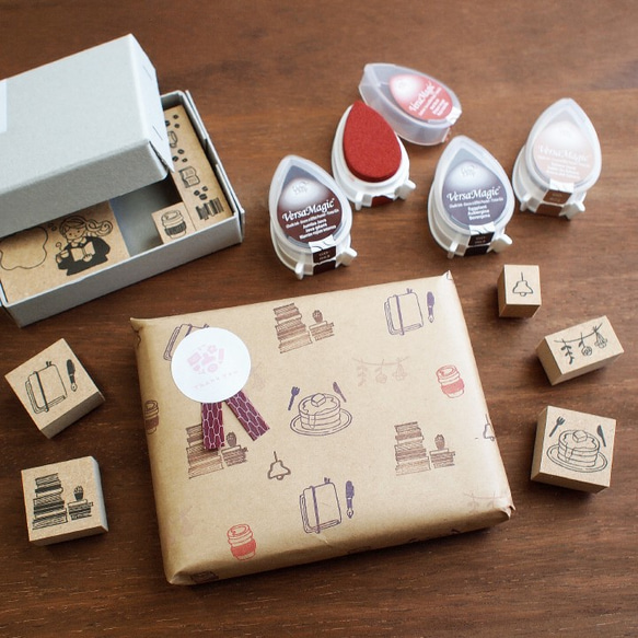 創作者郵票盒（BOOK CAFE） 由 Sonomi Kikei 監督 墨水套裝郵票 第8張的照片