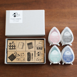 由 Sonomi Kiki 監督創作者的郵票盒（內袋）墨水套裝郵票郵票 第1張的照片