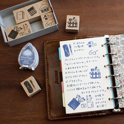 由 Sonomi Kiki 監督創作者的郵票盒（內袋）墨水套裝郵票郵票 第4張的照片