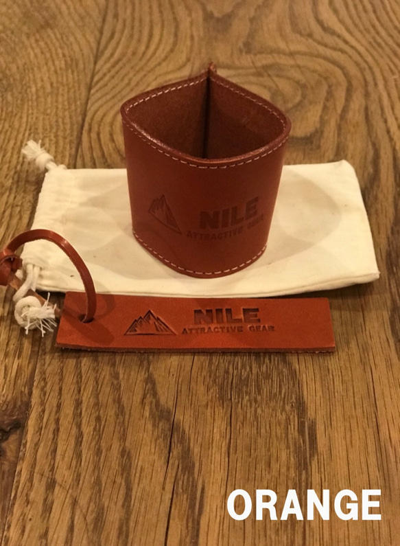 NILE 栃木レザー　オリジナルカップホルダー　5カラーから選択下さい 8枚目の画像