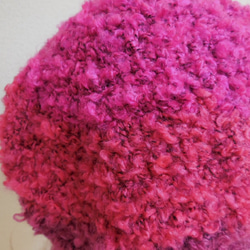 ▶︎小さめ◀︎ふわっふわ もっふもふのピンク帽 3枚目の画像