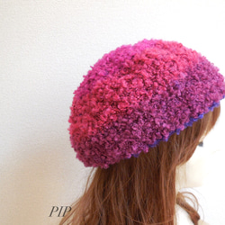 ▶︎小さめ◀︎ふわっふわ もっふもふのピンク帽 5枚目の画像