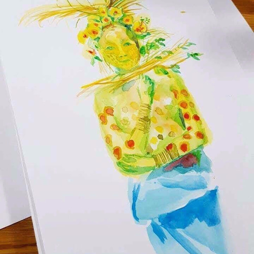 リーディングアート☆守護霊・前世からのメッセージ イラスト あゆん