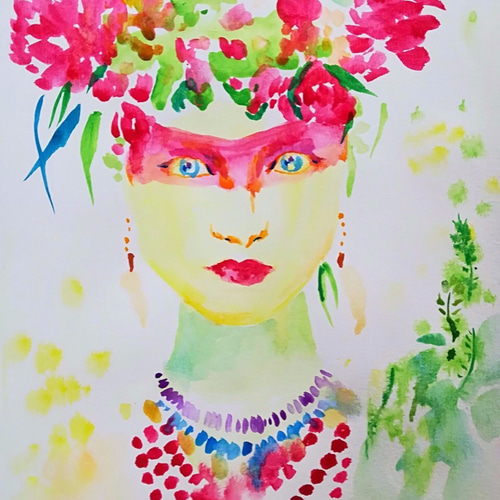 リーディングアート☆守護霊・前世からのメッセージ イラスト あゆん