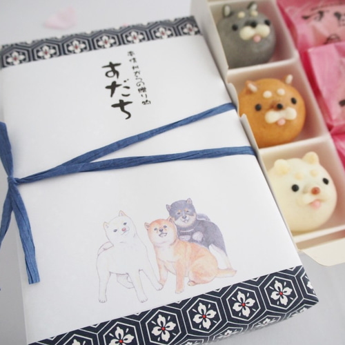 柴犬饅頭☆お茶の時間set