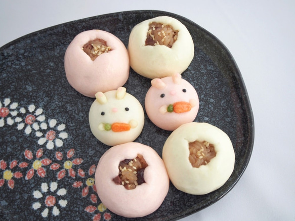 うさぎなめこ！おしくらまんじゅうセット 銘菓 福うさぎ 5種詰め合わせ ｜15ヶ入 | 【金沢ギフト