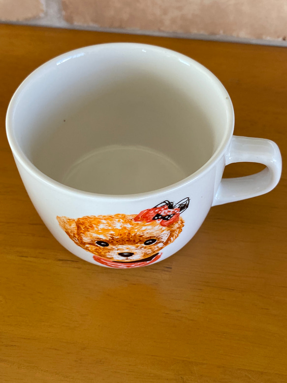 トイプードルのマグカップ 3枚目の画像