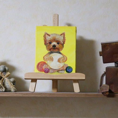絵画 インテリア 油絵 F3-091918 可愛い子猫（子犬）と女の子 絵画 インテリア 油絵 F3-091918 可愛い子猫（子犬）と女の子