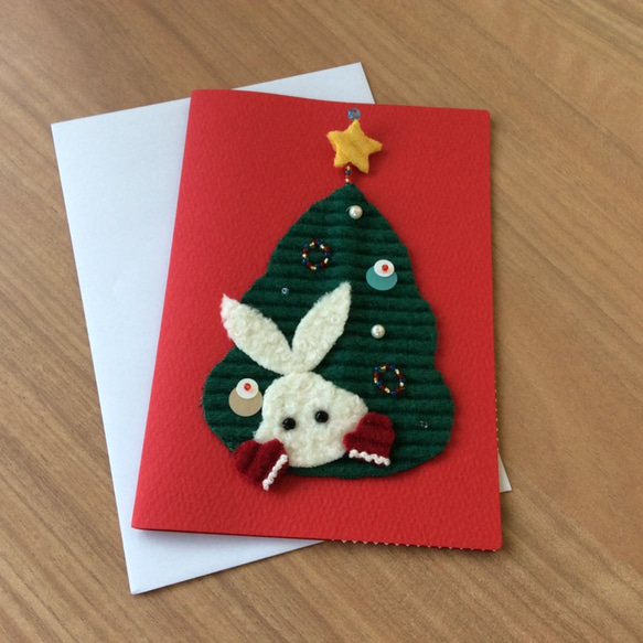 ブックマークがついたカード★クリスマスツリー★ 1枚目の画像