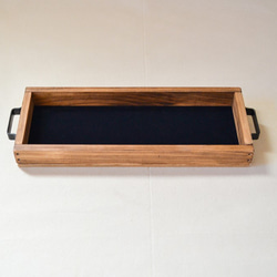 檜木小橫盤（絲絨面料，鐵柄/黑色） 第4張的照片